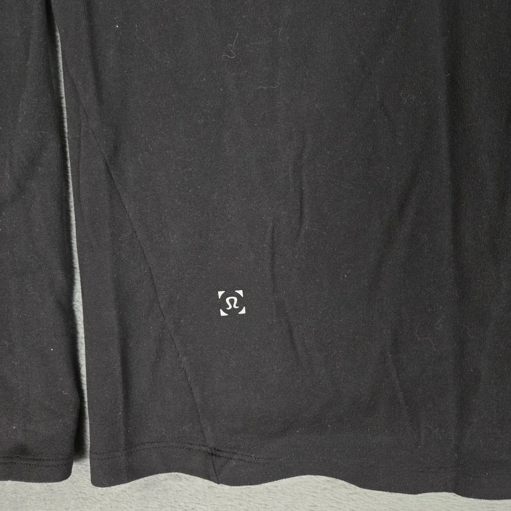 Lululemon Surge Warm 1/2 Zip Men XL Black Performance Running Refelective M3AJWS